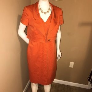 Short sleeved Dress with short sleeve bolero